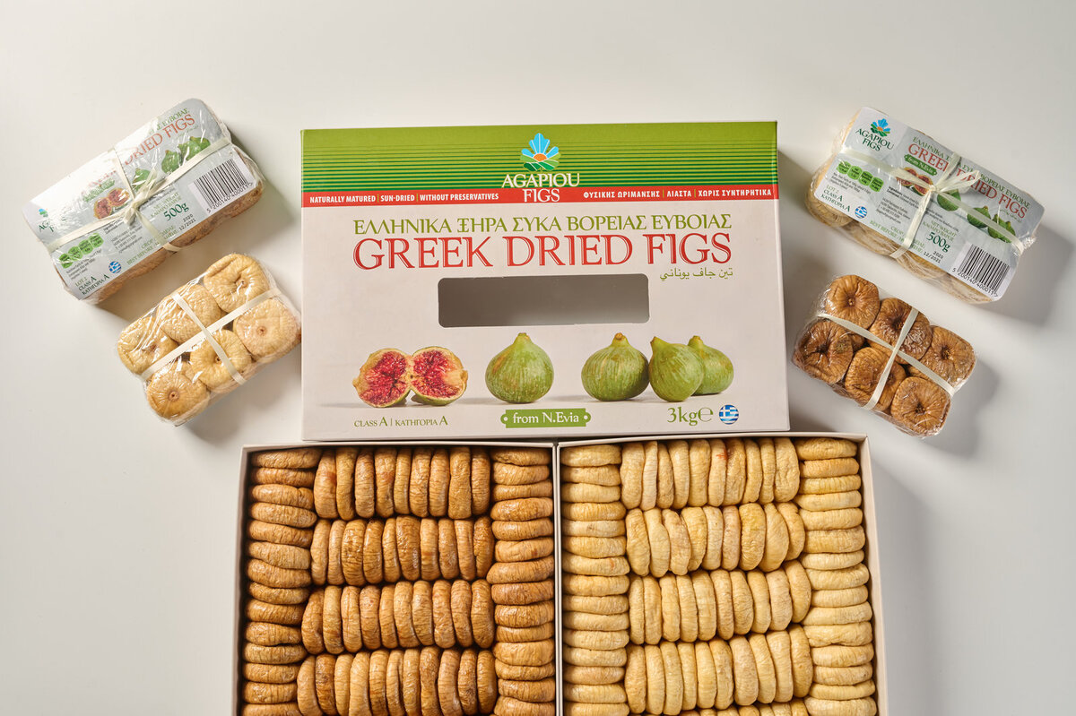 Fig products packaging Agapiou figs